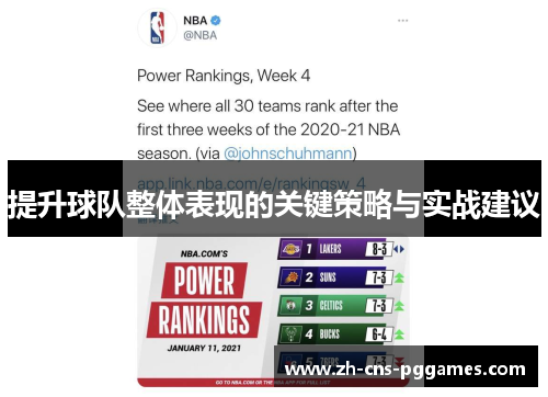 提升球队整体表现的关键策略与实战建议